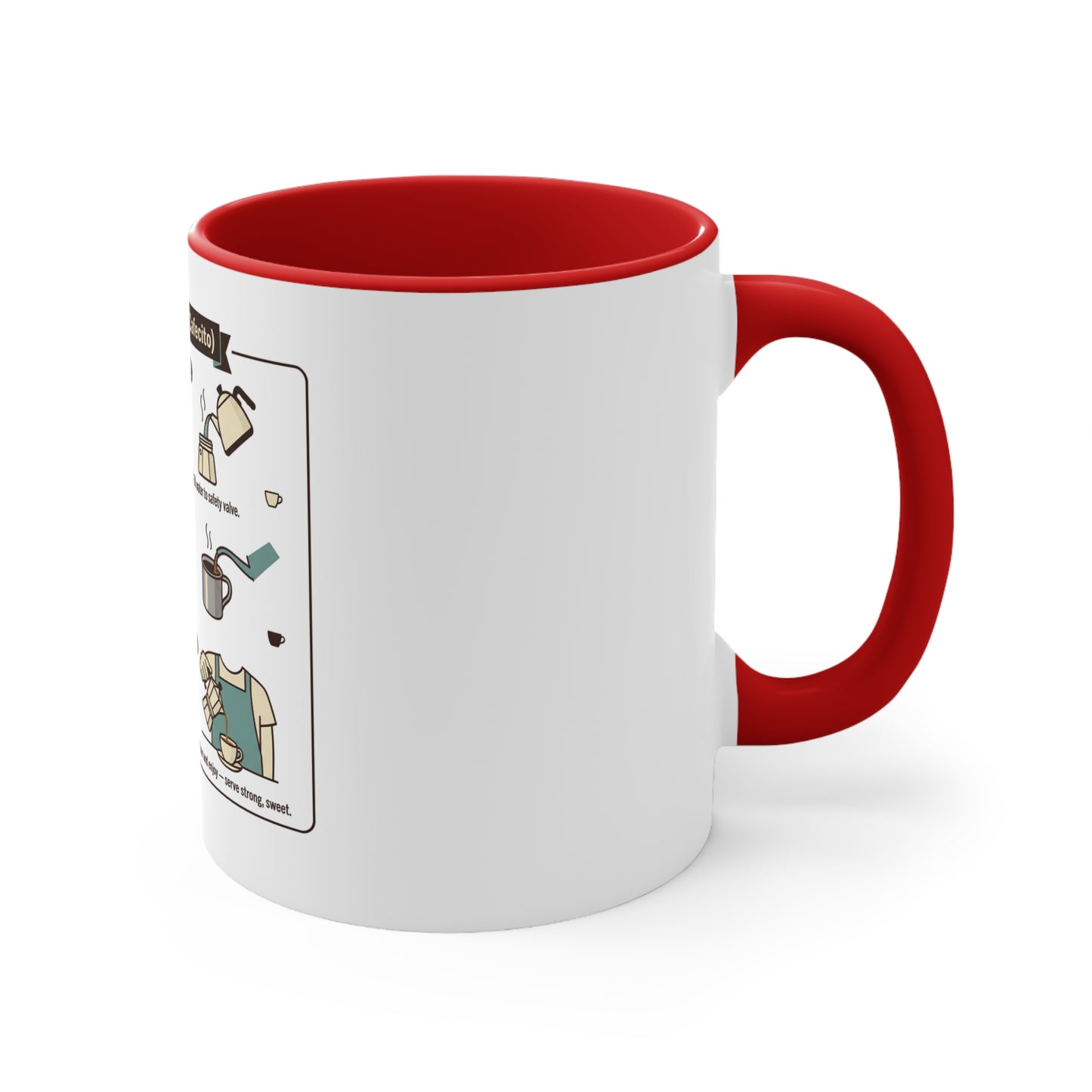 Mima Lotería Accent Mug — Personalized Floral Mexican Game Card Coffee Cup