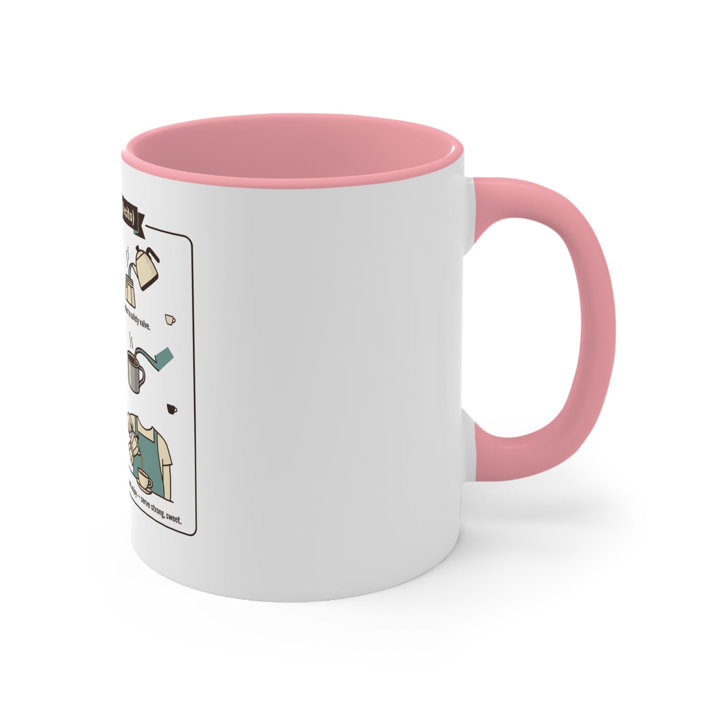 Mima Lotería Accent Mug — Personalized Floral Mexican Game Card Coffee Cup